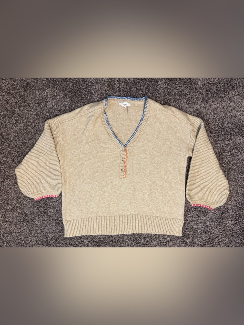 Entro Bubble Sleeve 3/4 length top| Womens Medium